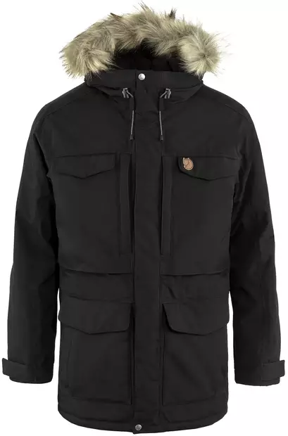 Fjällräven Nuuk Parka M, Schwarz - Fjällräven Winterjacken - 80665B - 1